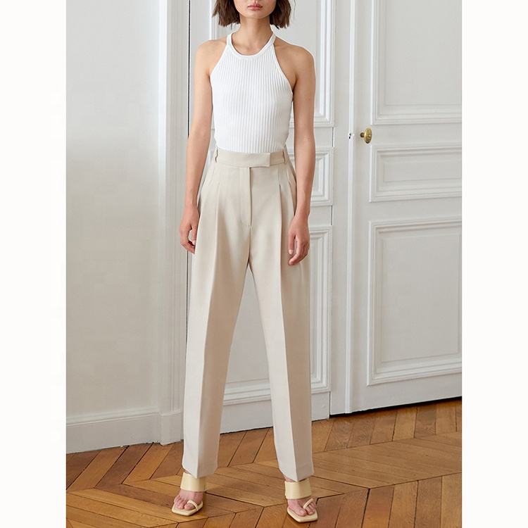 Pantalones 2021 Pants Formal Vintage Style Business Trousers Office Women 