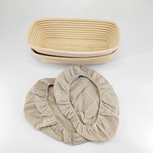 Kit artigianale per la produzione di <span class=keywords><strong>pane</strong></span> a lievitazione naturale cesti e fodere in Rattan cesto di prova per panetteria da cucina - Product Image 3