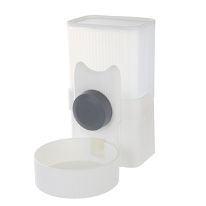 Fontaine à eau suspendue pour chat et distributeur automatique de nourriture pour animaux, distributeur d'eau sans prise pour chien avec bol d'eau suspendu - Product Image 6