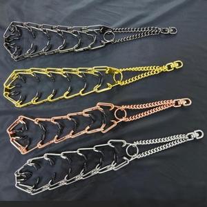 Collier de dressage de chien en acier inoxydable 304, collier de chaîne anti-traction pour la correction du comportement - Product Image 6