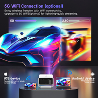 Projecteur de cinéma C30 Pro Led 1080P pour extérieur, projecteur de cinéma avec Android TV 4K, Datashow 1080P Full HD