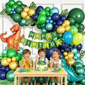 Kit de Guirnalda de Globos de Dinosaurios con Globo de Dinosaurio Metalizado para Decoración de Fiestas de Cumpleaños, Baby Shower y Safari en la Jungla - Product Image 5