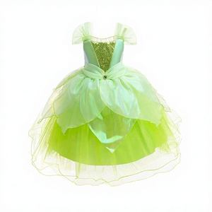 Disfraz de Tiana de Navidad, Vestido Tutú de Halloween, Vestido de Princesa Tinker Bell, Vestido de Fiesta de Niña de las Flores, Disfraz de Hada Mariposa para Cosplay - Product Image 3