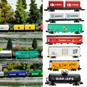 Vagó<span class=keywords><strong>n</strong></span> de Carga Contenedorizado a <span class=keywords><strong>Escala</strong></span> <span class=keywords><strong>N</strong></span> 1:160 para Maquetas Ferroviarias y Decoració<span class=keywords><strong>n</strong></span> de Dioramas - Product Image 5