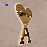 Enseigne lumineuse personnalisée haut de gamme avec logo rétroéclairé, IP65, LED, métal, 3D, transformateur AC, compatible Homekit, télécommande, XC SIGN, garantie 1 an