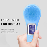 Brosse de massage électrique galvanique en silicone pour le visage, nettoyage en profondeur, lifting cutané, blanchiment et nettoyage du nez
