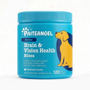 Complément Cérébral et Visuel pour Chiens Seniors – Friandises Tendres à la Lutéine, DHA et Astaxanthine – Soutien Cognitif et Stimulation Cérébrale – 120 Unités – Marque Blanche - Product Image 6