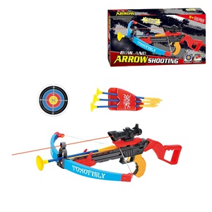 Giocattoli di Tiro con l'Arco per Esterni, Mini Balestre Professionali in Plastica, Dardi per Balestra <span class=keywords><strong>da</strong></span> Caccia, Arco e Frecce per Interni per Bambini - Product Image 2