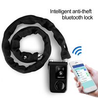 Antivol intelligent pour vélo en acier avec sirène 110 dB, certifié FCC CE ROHS, étanche IP55, contrôle mobile sans clé personnalisé