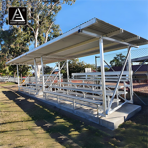 Smart Sports Mobile Aluminum Bleachers with Covered Roof Outdoor Stadium Events Aluminium Gym Bleachers Aluminum <strong>Grandstand</strong> - Product Image 2