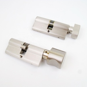 Euro Standard Brass EN1303:2005 <strong>Fire</strong> Ratedand <strong>Key</strong> <strong>Key</strong> Cylinder Knob Cylinder Satin Nickel Copper <strong>Key</strong> - Product Image 2