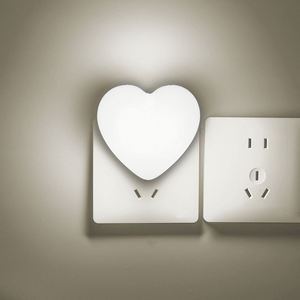 LED Night <b>Light</b> Heart-shaped love Energy-saving Room Romantic Atmosphere Mood Bedside Lamp Sleep <b>Light</b> Control Induction Lamp - Product Image 3