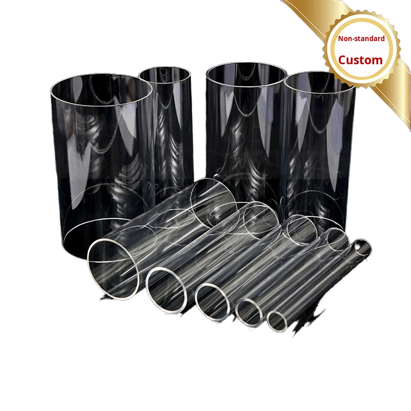 <strong>Acrylic</strong> <strong>Transparent</strong> <strong>PC</strong> Tube High Transparency Acid Alkali Resistant Food-grade Packaging Light <strong>Guide</strong> Tube Can Be Cut Any