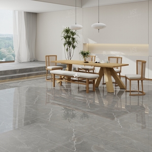 Chinese Best Indoor Luxury 24X48 1200X600 <span class=keywords><strong>Carrelage</strong></span> de <span class=keywords><strong>marbre</strong></span> en porcelaine émaillée grise de grand format pour sol 60x120 600X1200 - Product Image 6