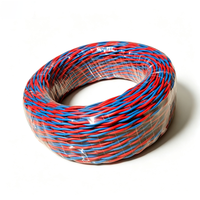 RVS Flexibles Twisted-Pair-Kupferkabel 2-adrig PVC-isoliert 450/750V Elektrokabel