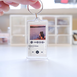 LLavero de coche de plástico de moda barato personalizado Popular claro doble cara impresión llavero en blanco personalizado foto acrílico llavero - Product Image 5