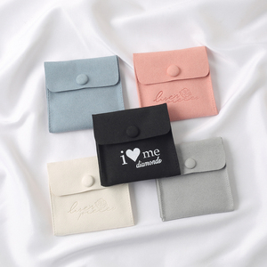 Logo Custom Microfiber Jewelry Bag Set <b>Storage</b> Packaging Bag Set with Pad Premium Jewelry Packaging Jewelry Display Jewelry <b>Box</b> - Product Image 3