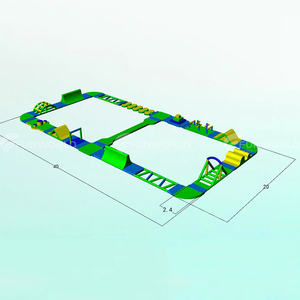 Noleggio gonfiabile acqua galleggiante <span class=keywords><strong>mare</strong></span> attrezzature per Sport acquatici parco acquatico gonfiabile campo sportivo - Product Image 2