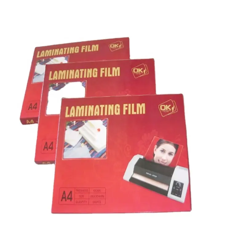 Film plastik transparan Film Laminating Film termal A4 EVA