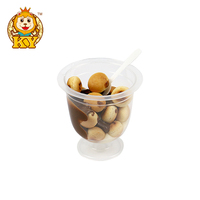 Vente en gros de cône de tasse de biscuit de confiture de chocolat sucré avec bonbons et noix-Ingrédients sous forme solide
