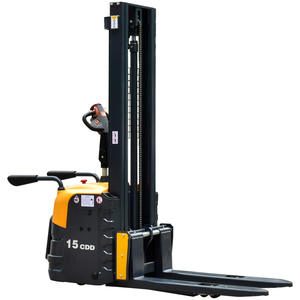 Full <b>Walking</b> Stacker Fork Semi Restaurant Stacker New Stacker <b>Machinery</b> Repair Shop Stacker Powered Pallet Truck Stacke - Product Image 4