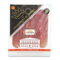 Jambon de Parme séché et de grande qualité, emballé sous vide, prêt à manger, tranche plate avec intercalaire 90 g
