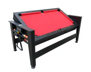 Nhà Máy Tùy Chỉnh 2in1 Xoay Xoay Đa Trò Chơi Bảng Với Không Khí Khúc Côn Cầu Bida/Hồ Bơi 6ft Hockey Bảng Cho Phòng Trò Chơi Gia Đình Nhà