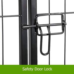 Хит продаж: большой вольер для собак из <span class=keywords><strong>8</strong></span> секций, портативный, складной, для использования в помещении и на улице, изоляционный, безопасный для животных - Product Image 6