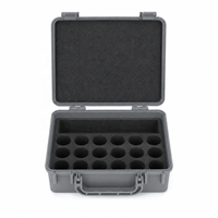 Boîte de rangement en plastique personnalisée à 18 compartiments pour flacons de 3 ml, idéale pour l'insuline, les parfums et les huiles essentielles