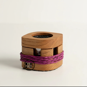 Brûleur Makhbara en bois indien fait à la main Mobkhar enveloppé dans un design de ficelle couleur mate parfum frais pour la maison et le bureau islamique - Product Image 1
