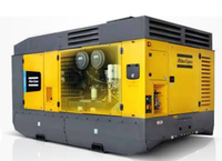 Nouveau compresseur d'air diesel haute pression Atlas Copco X1300 Stage III monté sur châssis 35,4 m3/min 30 bars pour l'industrie pétrolière et gazière