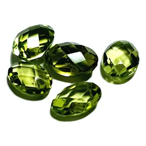 Peridot Oval Checkerboard Cut Briolette Beads All Shapes And Sizes Cut On Custom Orders In Wholesale Prices In All Other Types O