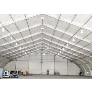 Tente de stockage industrielle en PVC à double structure en acier galvanisé résistante au vent et à la neige - Product Image 5
