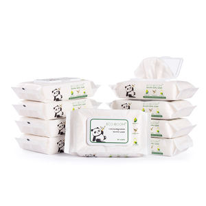 ECO BOOM Parents premier choix écologique 100% biodégradable lingettes humides jetables - Product Image 4