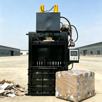 Presse à balles hydraulique verticale de 60 tonnes à économie d'énergie pour le recyclage du carton et du tissu