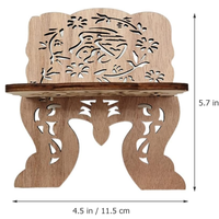 Support de livre portable gravé au laser pour le Coran, idéal pour la décoration du Ramadan et de l'Aïd – Approvisionnement direct usine
