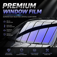 Film solaire pour vitres de voiture à haute réjection de chaleur, transmission de lumière visible élevée, anti-UV, protection de la vie privée