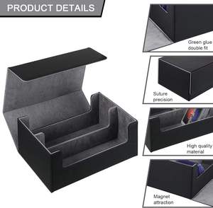 Y Y Prix de gros Étui de rangement personnalisé en PU pour cartes de jeu de société /TCG/Yugioh, boîtes de collection pour cartes pour joueurs - Product Image 3