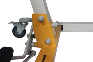 Elevador de techo de piso de paciente eléctrico Camilla Elevador plegable con 4 ruedas para la venta - Product Image 3