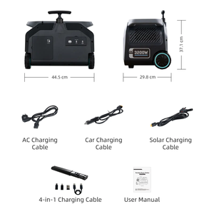 P3200 <b>Portable</b> Power Station 3200W LiFePO4 Battery MPPT <b>Solar</b> <b>Panels</b> Flashlight with Large Capacity Pure Sine Wave - Product Image 6