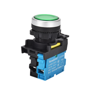 VaneAims Công Tắc Nút Nhấn Với Đèn <span class=keywords><strong>LED</strong></span> Công Tắc Thiết Lập Lại Nút Nhấn Tạm Thời 1NO/NC LA36M 12V24V - Product Image 5