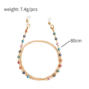 อุปกรณ์เสริมแว่นตาโลหะโซ่หน้ากากตาปีศาจ - Product Image 5