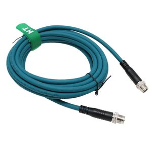 สายอีเธอร์เน็ต HangTon M12 8 พิน X-Code ชายต่อชาย ความเร็วสูง กิกะบิต สำหรับเซ็นเซอร์วิชั่น กล้อง และเครื่องอ่าน - Product Image 4