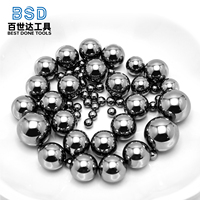 Billes en carbure de tungstène de qualité industrielle OEM BSD, résistantes à la corrosion, pour le broyage des centrales électriques, différentes tailles disponibles