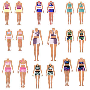 مخصص تلوين نشط أعلى ملابس رياضية ممارسة الرقص ارتداء كتلة المحاصيل الملونة لأكاديمية الرقص - Product Image 6