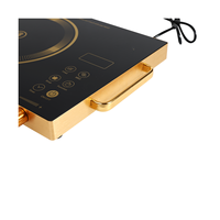Cuisinière à induction portable à tête unique MZD, écran LED tactile à capteur numérique avec verrouillage enfant