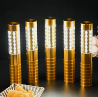 Bastón LED Estroboscópico para Servicio de Botellas de Champán y Vino, Bengalas LED para Discotecas VIP, KTV, Bares, Bastones Luminosos para Botellas