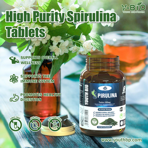 Comprimés de spiruline riches en protéines, testés par un tiers, superaliment vert pour un mode de vie sain, adultes, prêts à être expédiés - Product Image 2