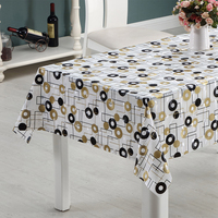 Nappe de table en EVA imprimée de fleurs vintage RNPT, motif décoratif, imperméable, résistante à l'huile, pour la table de la maison