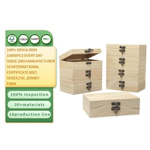 Unfinished Wooden Boxes Are Suitable for Souvenir Wood Crafts Wooden Boxes Wall Signs